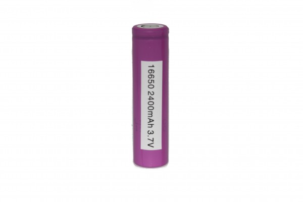 16650 Sanyo UR16650ZTA 2500mAh 3,6V - 3,7V Li-Ion-Akku (Pluspol flach)